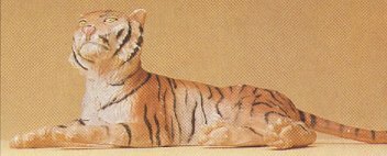 Preiser 47510 1:25 Scale Tiger Lying Down Figure