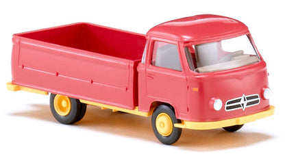 Wiking 027004 1/87 Borgward Flatbed Truck, Red