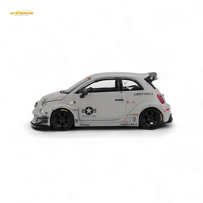 Mini-GT Abarth 595 LB-WORKS x Abas Works Grey MGT00995 1:64