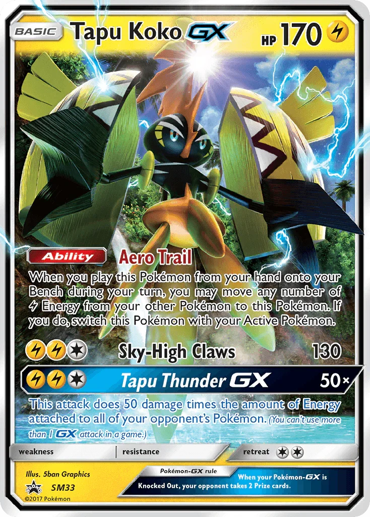 Tapu Koko GX (SM33) [Sun & Moon: Black Star Promos]