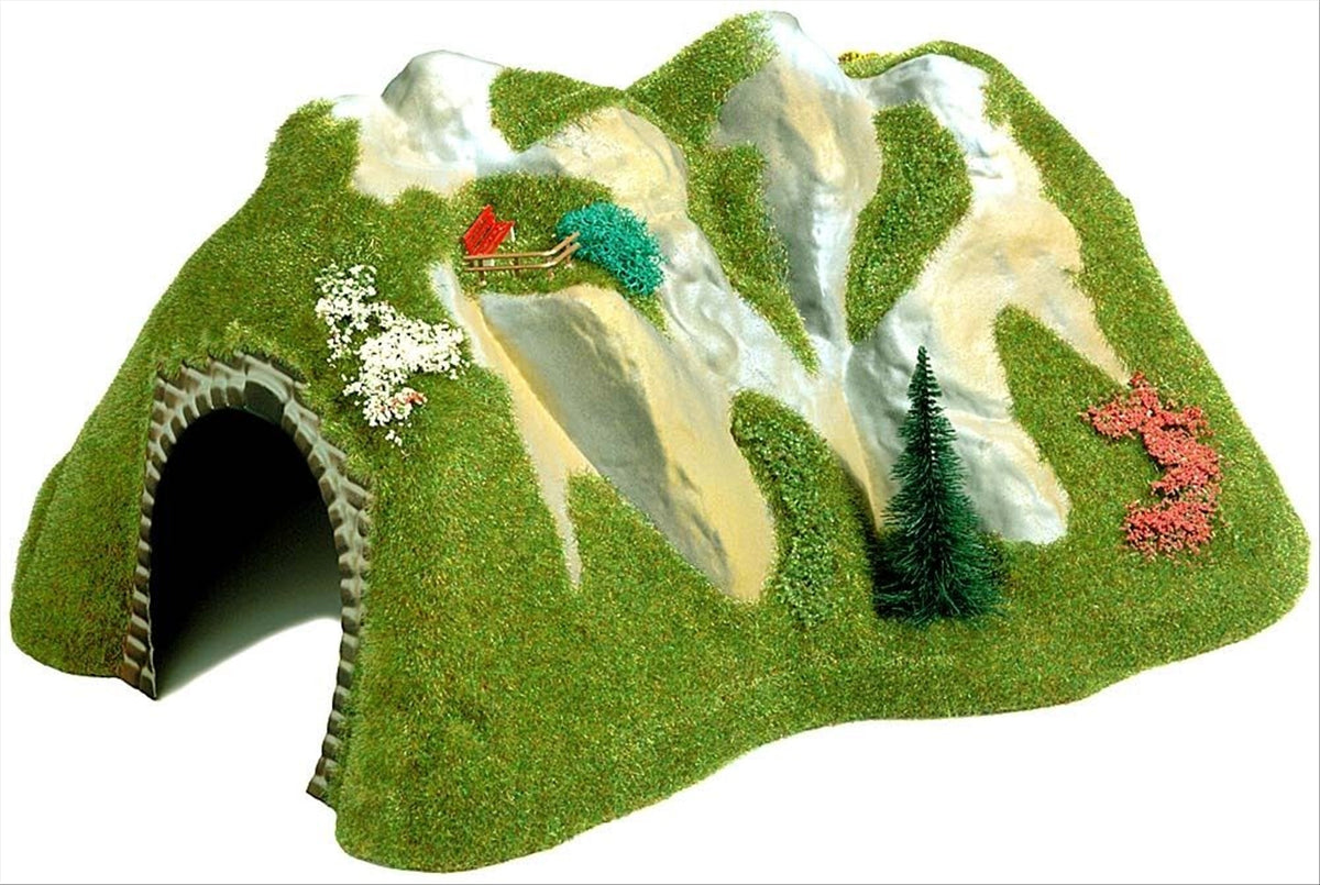 Busch 3004 HO Scale Single-Track Straight Rock Tunnel