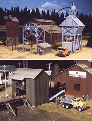 Walthers Cornerstone 3144 HO Sawmill Outbuildings Kit