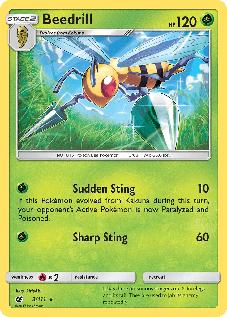 Beedrill (3/111) [Sun & Moon: Crimson Invasion]
