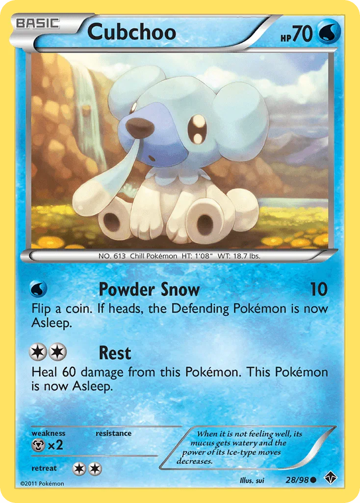 Cubchoo (28/98) [Black & White: Emerging Powers]