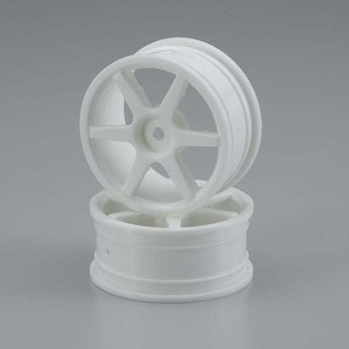 Kyosho VZH001W 24mm 6-Spoke Wheel White