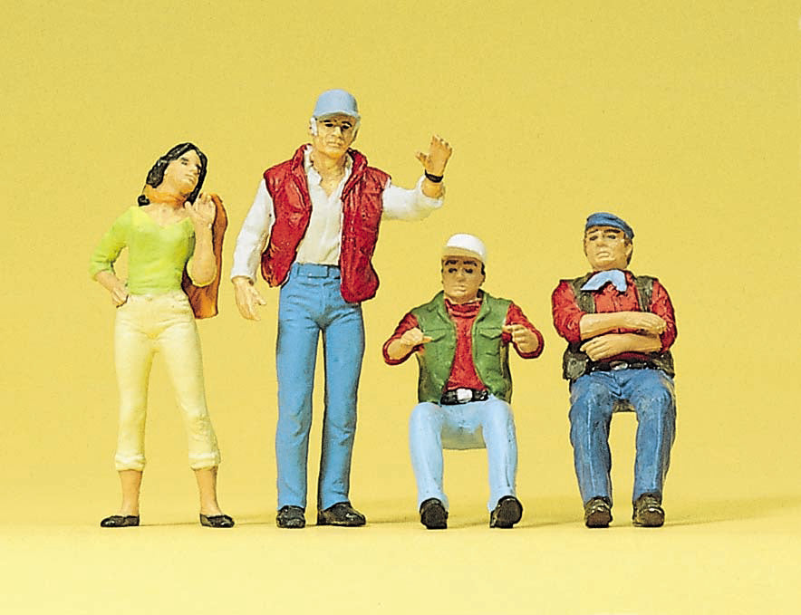 Preiser 63071 I Scale Truckers Painted Figure Set
