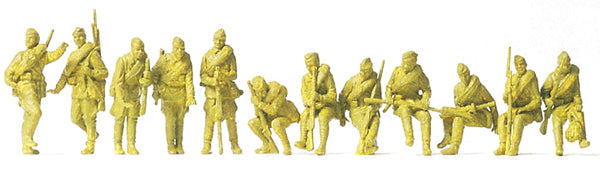 Preiser 16545 HO Scale Military - Soviet Union WWII - Unpainted