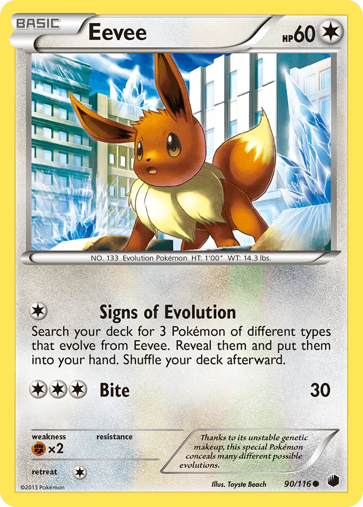 Eevee (90/116) [Black & White: Plasma Freeze]