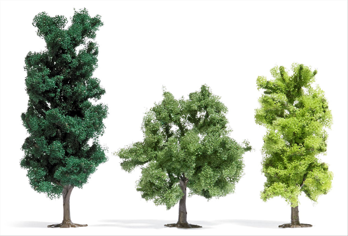 Busch 6941 HO Scale Deciduous Trees, 3-Pack, 9.5-15 cm