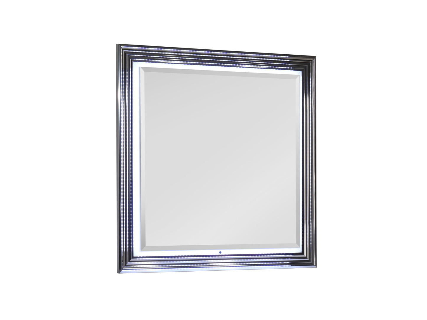Moon - Smooth Mirror With LED - White by Couch.com