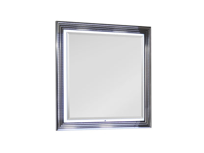Moon - Smooth Mirror With LED - White by Couch.com