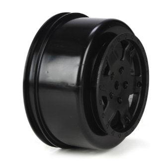 Team Losi TLR7011 Racing Wheel, Black (2): 22SCT