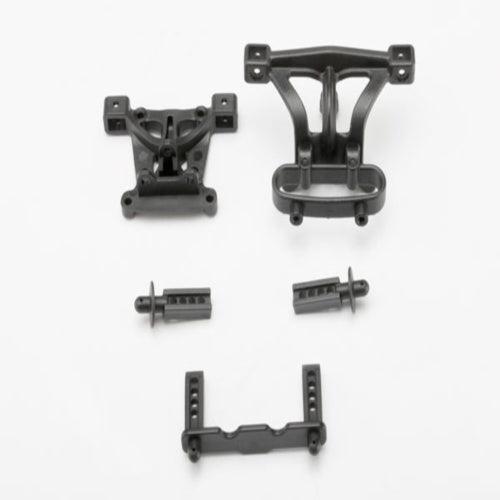 Traxxas 7015 Front & Rear Body Mounts w/Posts 1/16 Slash Rally Summit
