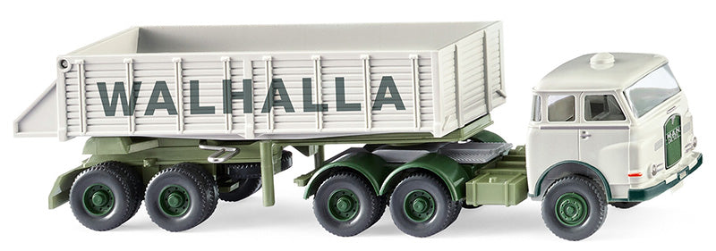 Wiking 067712 1/87 MAN Pausbacke Dump Truck, Walhalla Kalk