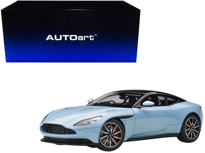 Aston Martin DB11 Q Frosted Glas Blue with Black Top 1/18 Model Car by Autoart  free shipping USA