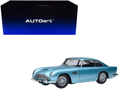 Aston Martin DB5 RHD (Right Hand Drive) Caribbean Pearl Blue Metallic 1/18 Model Car by Autoart  free shipping USA