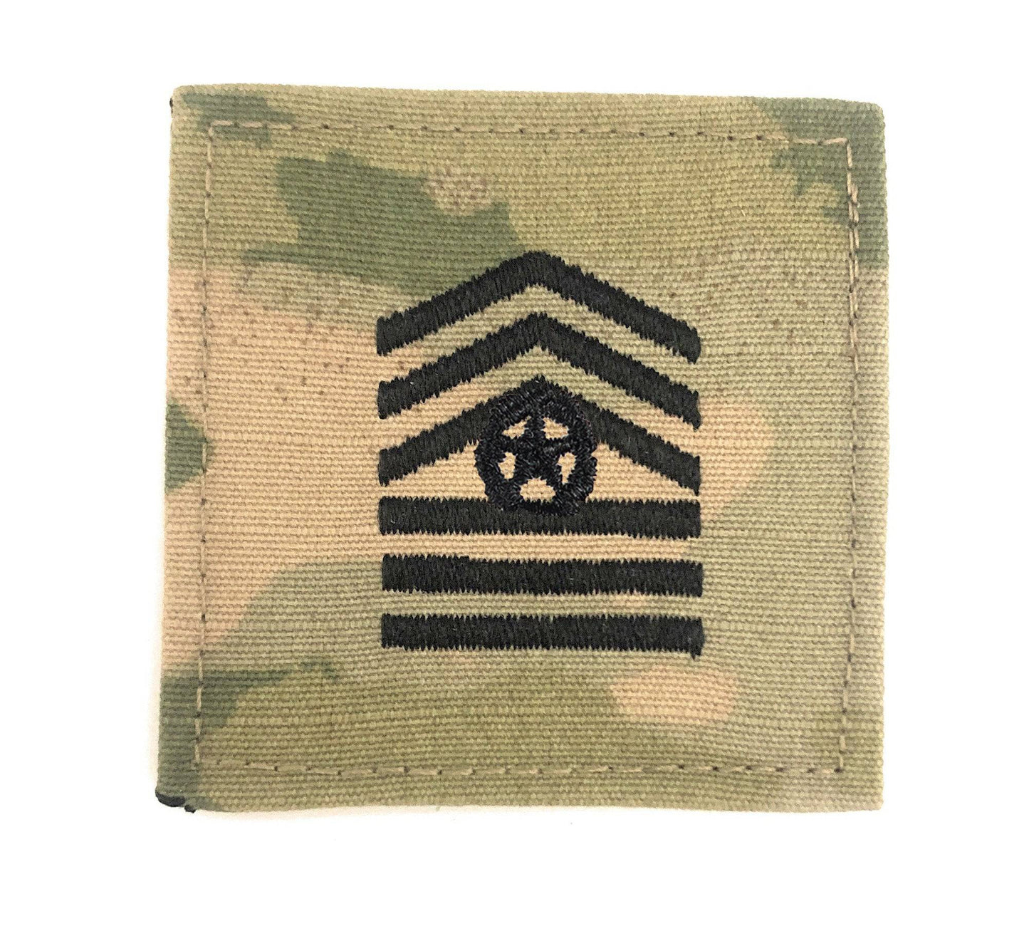 ROTC Command Sergeant Major OCP Rank With Hook Fastener