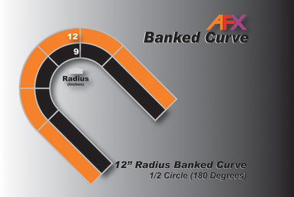 AFX 12" Banked Curve Track HO Slot Car #70625