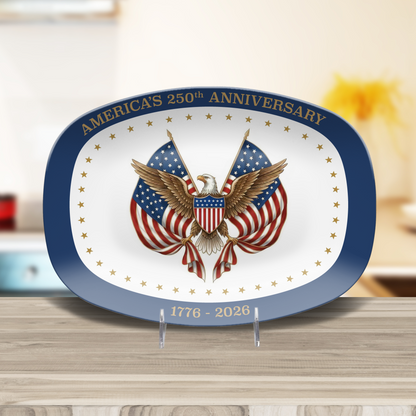 America's 250th Anniversary 1776-2026 Platter