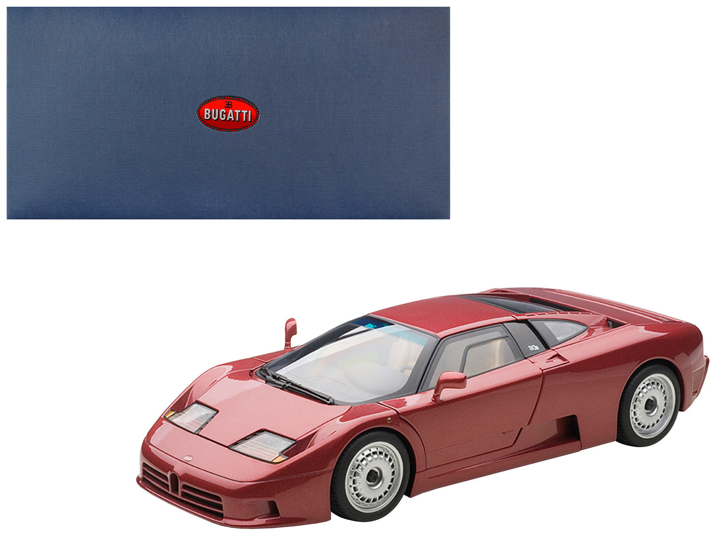 Bugatti EB110 GT Dark Red 1/18 Diecast Car Model by Autoart  free shipping USA