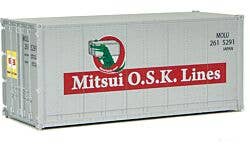 Walthers SceneMaster 949-8657 HO 20' Smooth-Side - Mitsui OSK Lines