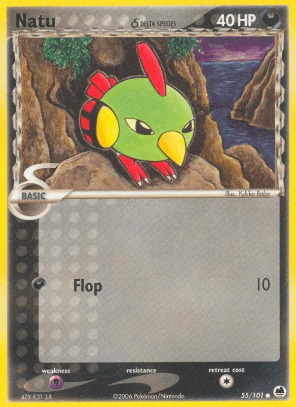 Natu (55/101) (Delta Species) [EX: Dragon Frontiers]