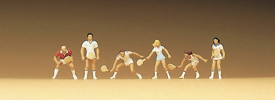 Preiser 79041 N Scale Tennis Players Figure Set