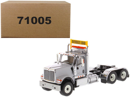 International HX520 Day Cab Tandem Tractor Light Grey 1/50 Diecast Model by Diecast Masters  free shipping USA
