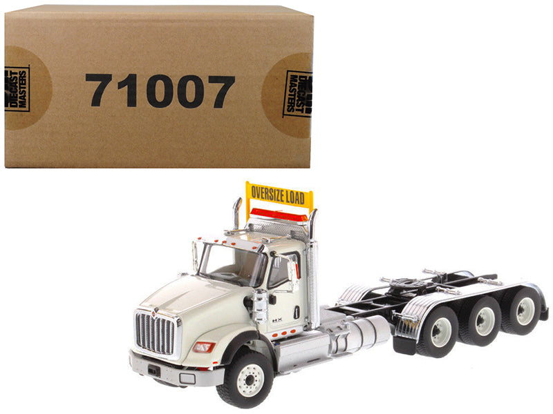 International HX620 Day Cab Tridem Tractor White 1/50 Diecast Model by Diecast Masters  free shipping USA