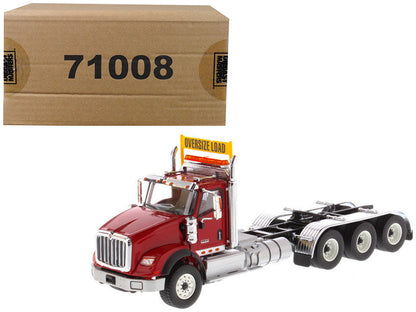 International HX620 Day Cab Tridem Tractor Red 1/50 Diecast Model by Diecast Masters  free shipping USA