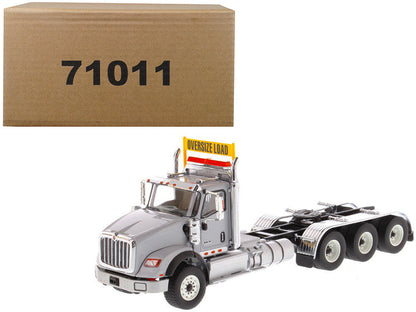International HX620 Day Cab Tridem Tractor Light Grey 1/50 Diecast Model by Diecast Masters  free shipping USA