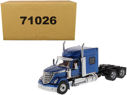 International LoneStar Sleeper Cab Truck Tractor Blue 1/50 Diecast Model by Diecast Masters  free shipping USA