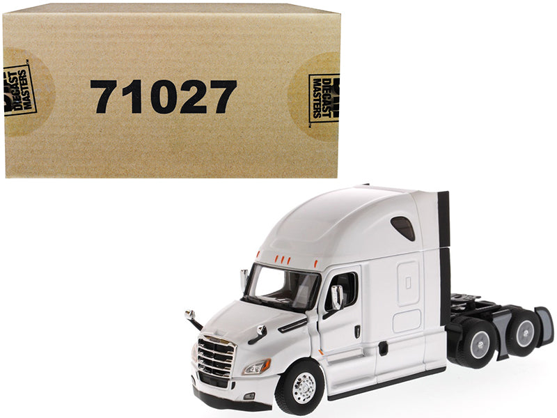 Freightliner New Cascadia Sleeper Cab Truck Tractor Pearl White 1/50 Diecast Model by Diecast Masters  free shipping USA
