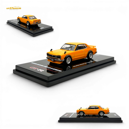 INNO64 Nissan Skyline 2000 GT-R KPGC10 Orange 1:64
