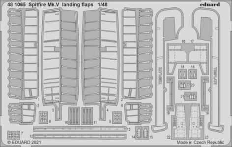 Eduard 481065 1/48 Aircraft- Spitfire Mk V Landing Flaps for EDU