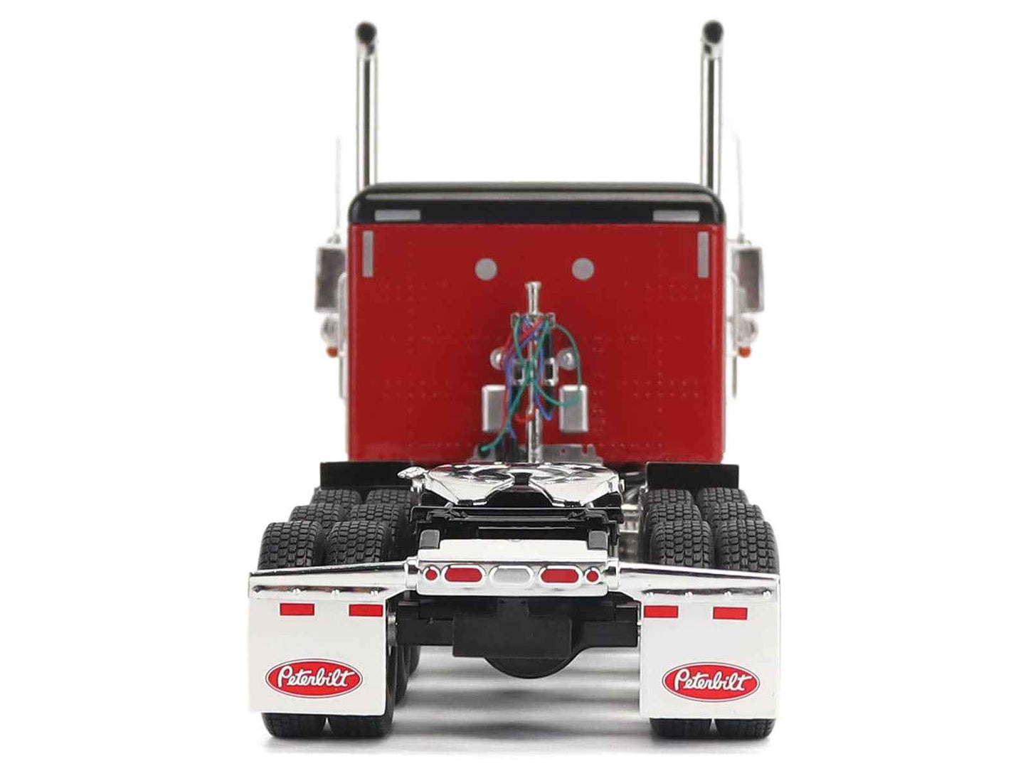 Peterbilt 589 Tridem-Axle Legendary Package Truck Tractor with 58" Sleeper Legendary Red "Transport Series" 1/32 Diecast Model by Diecast Masters