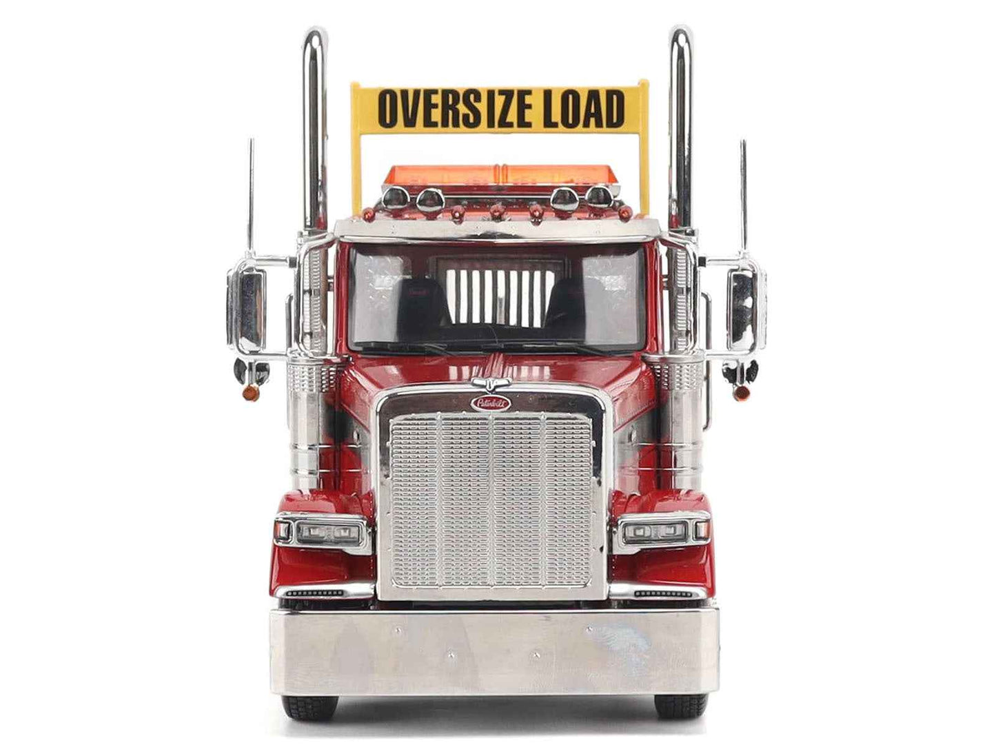 Peterbilt 589 Tandem-Axle Truck Tractor with Day Cab Legendary Red "Transport Series" 1/32 Diecast Model by Diecast Masters