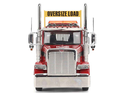 Peterbilt 589 Tandem-Axle Truck Tractor with Day Cab Legendary Red "Transport Series" 1/32 Diecast Model by Diecast Masters