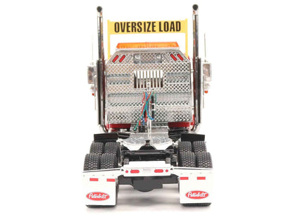 Peterbilt 589 Tandem-Axle Truck Tractor with Day Cab Legendary Red "Transport Series" 1/32 Diecast Model by Diecast Masters