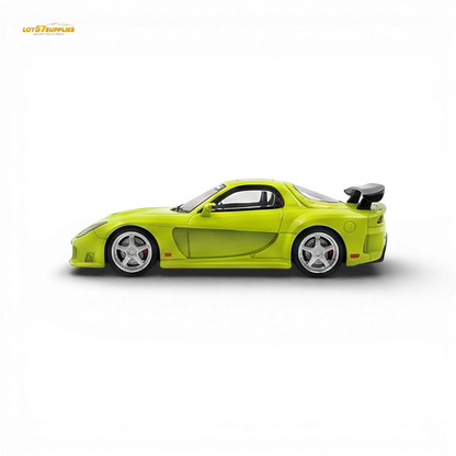 TimeMicro Mazda RX-7 VeilSide Green 1:64