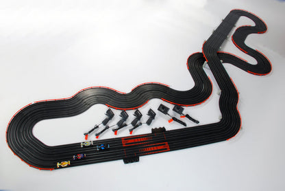 AFX 4 Lane Super International MegaG+ Ho Slot Car Race Set Mega G+ AFX21018