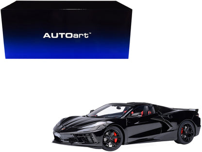 2020 Chevrolet Corvette C8 Stingray Black 1/18 Model Car by Autoart  free shipping USA