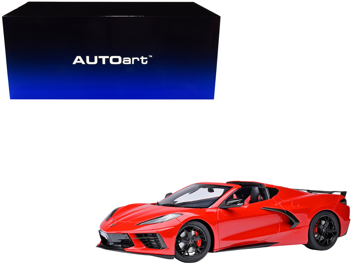 2020 Chevrolet Corvette C8 Stingray Torch Red 1/18 Model Car by Autoart  free shipping USA