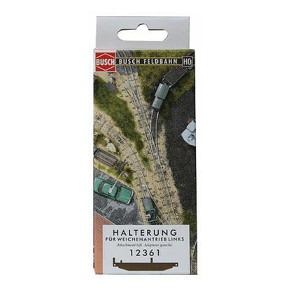 Busch 12361 HOn2 Scale Ground Throw for Feldbahn HOf 6.5mm (Z) Gauge Industrial Track Turnout -- Left Hand