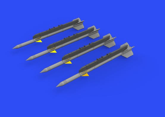 Eduard 672237 1/72 Aircraft- MiG21 R3R Missiles for EDU (Photo-Etch & Resin)