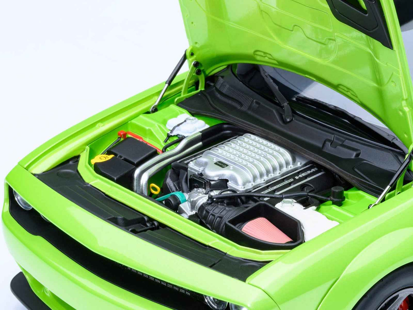 2023 Dodge Challenger SRT Super Stock Sublime Green 1/18 Model Car by Autoart