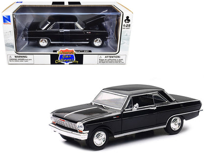 1964 Chevrolet Nova SS Black "Muscle Car Collection" 1/25 Diecast Model Car by New Ray  free shipping USA