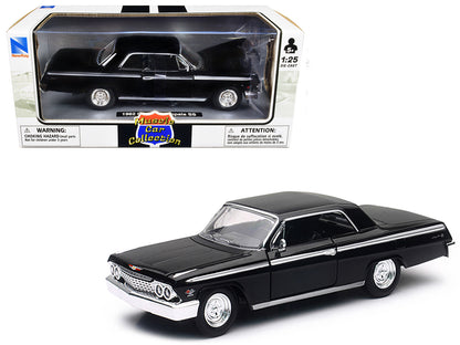 1962 Chevrolet Impala SS Black 1/25 Diecast Model Car by New Ray  free shipping USA