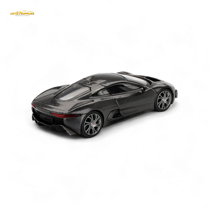 Mini-GT Jaguar C-X75 Test Car - Carbon Fiber #997 1:64 MGT00997