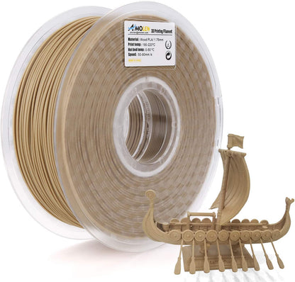 PLA Wood 1.75mm, 1KG/2.2LB